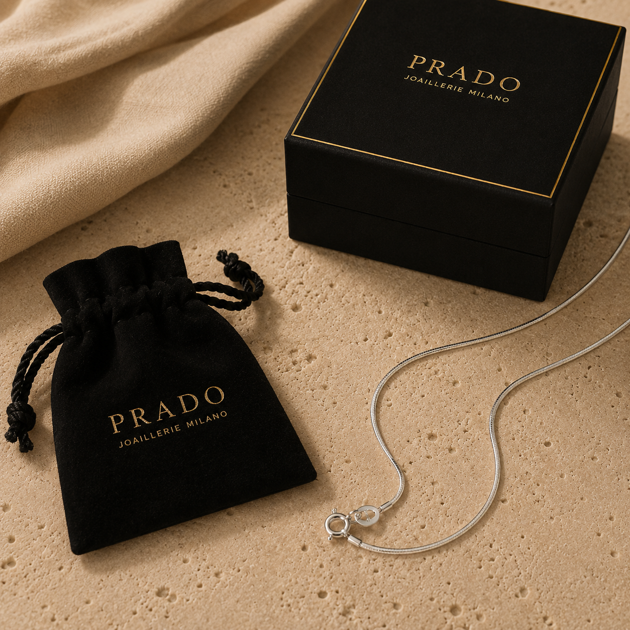 Serpente Necklace 925 Silver