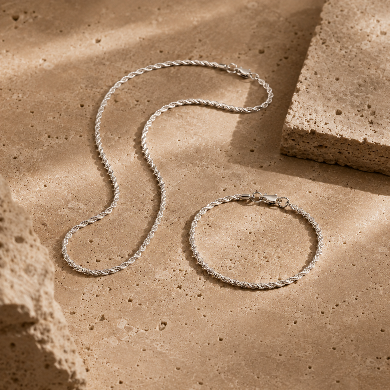 Intrecciata Silver Chain
